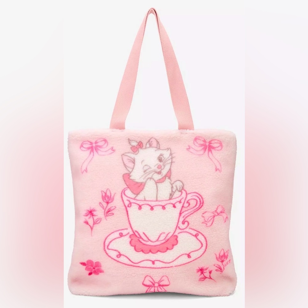 NWT Her Universe Disney Aristocats Marie Sherpa tote bag